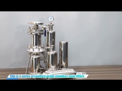 10インチ 衛生用 SS304/316L カートリッジ ステンレス・スティール・フィルター・ハウジング