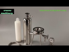 9.75 カートリッジ 長さ 222 O リングフィルター要素を持つ産業用カートリッジ 空気フィルター